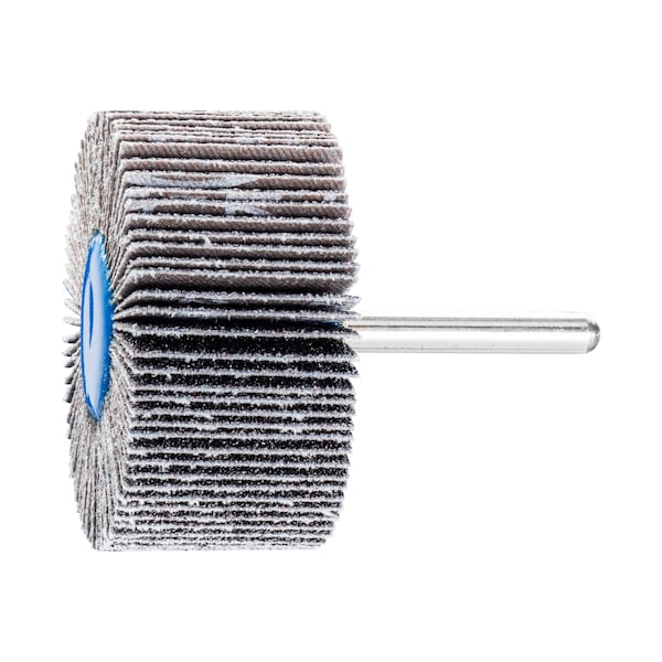 Pferd 2" x 1" Mounted Flap Wheel - 1/4" Shank - 60 Grit SiC 45491 - main